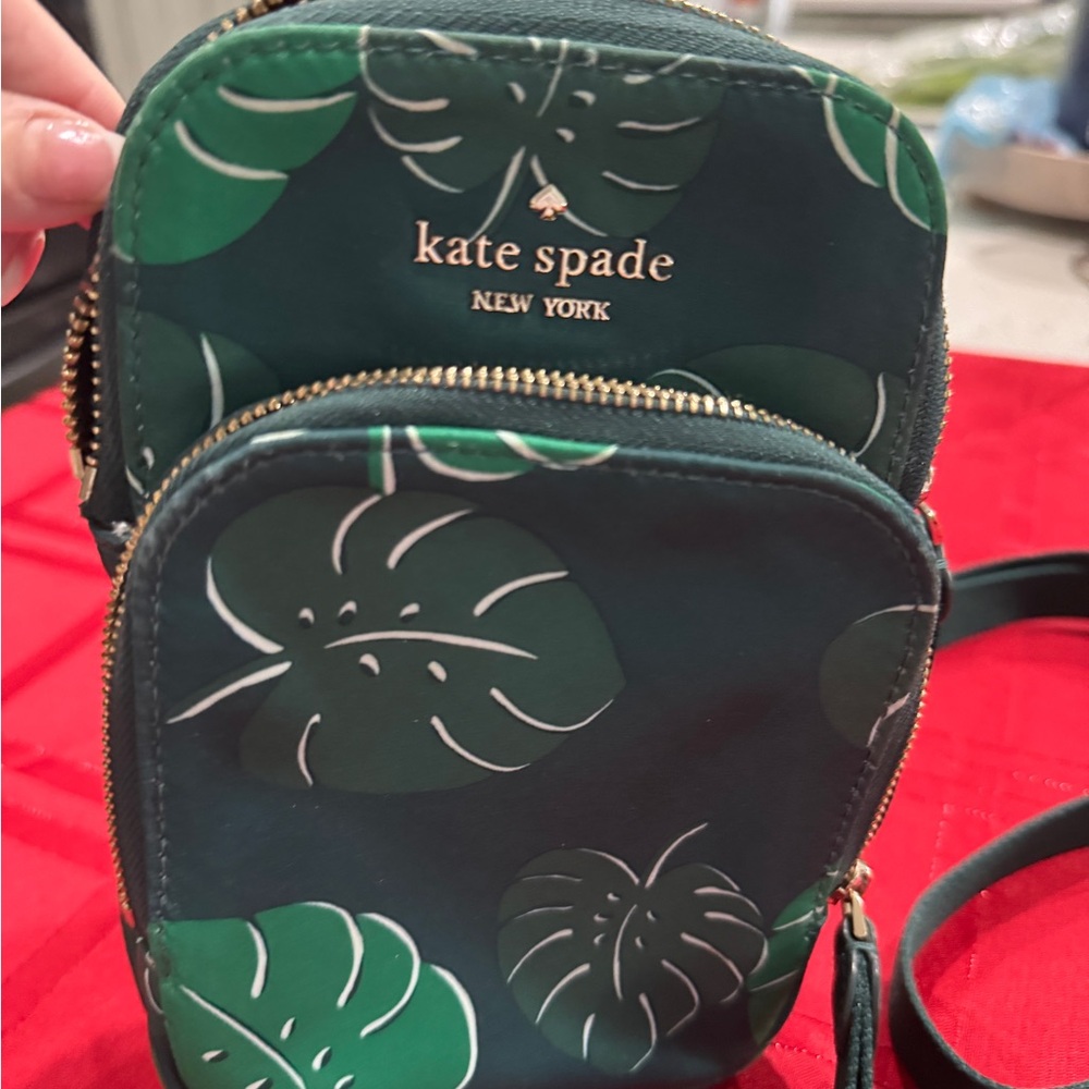 Kate Spade north south dual zip phone bag